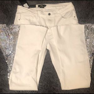 Plus Women’s Flare Sequins Pants